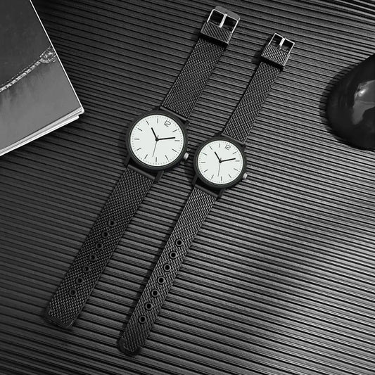 Reloj minimalista de cuarzo para parejas